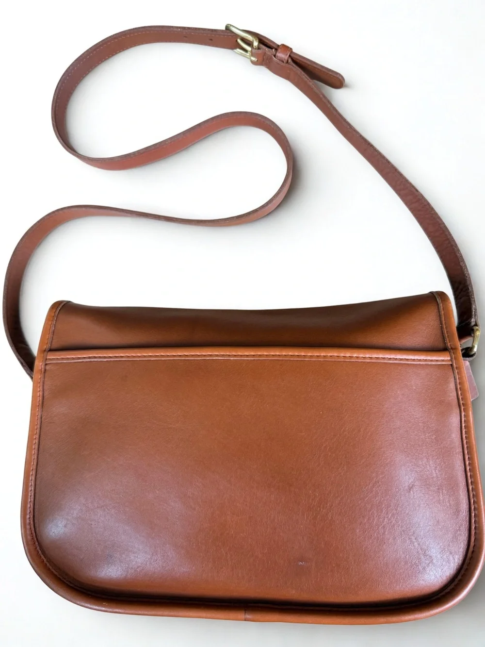 ✨ Restored Vintage Coach British Tan Leather City Bag 9790 | Crossbody